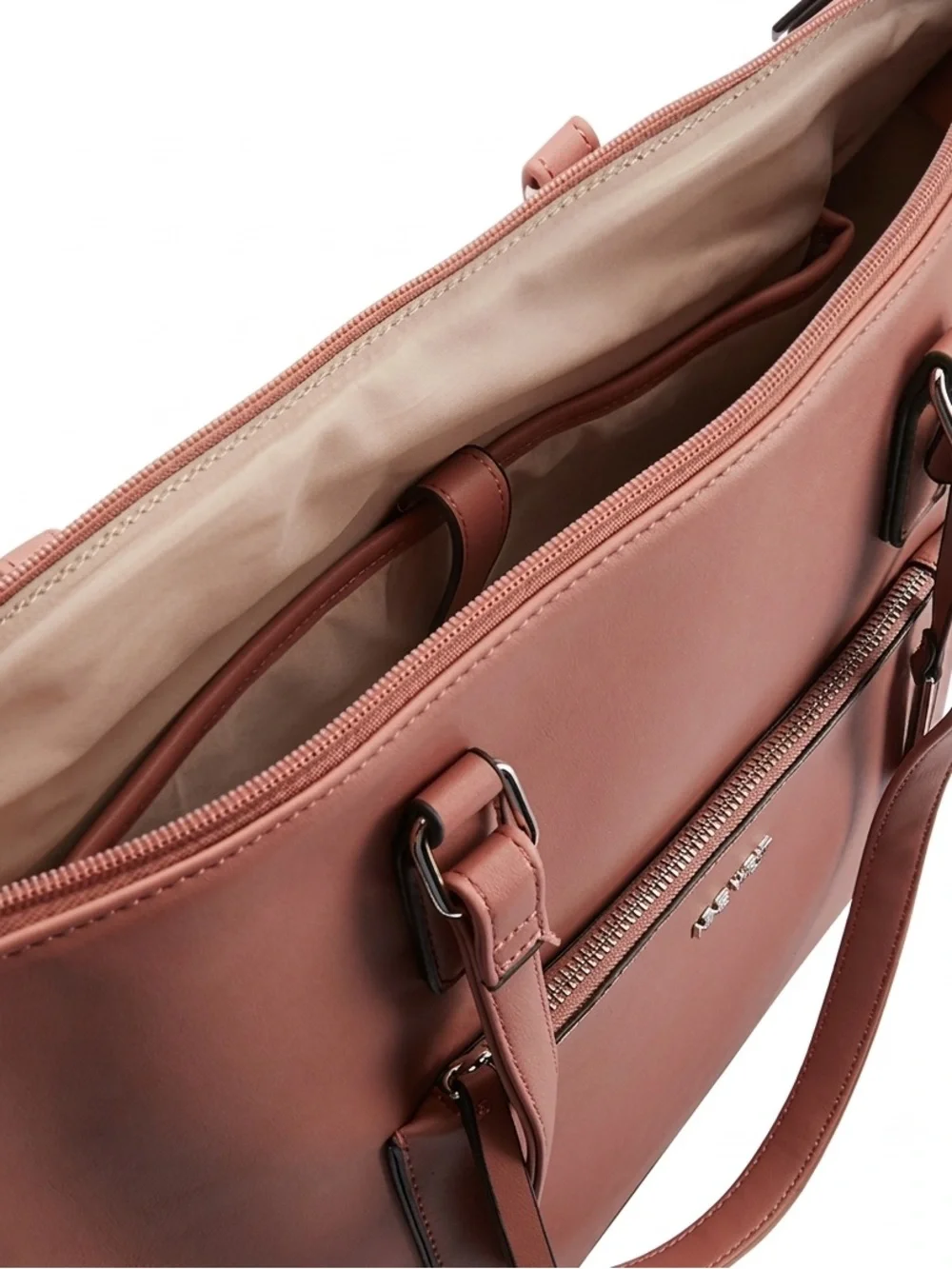 Nine West Dusty Pink Large Tote Bag